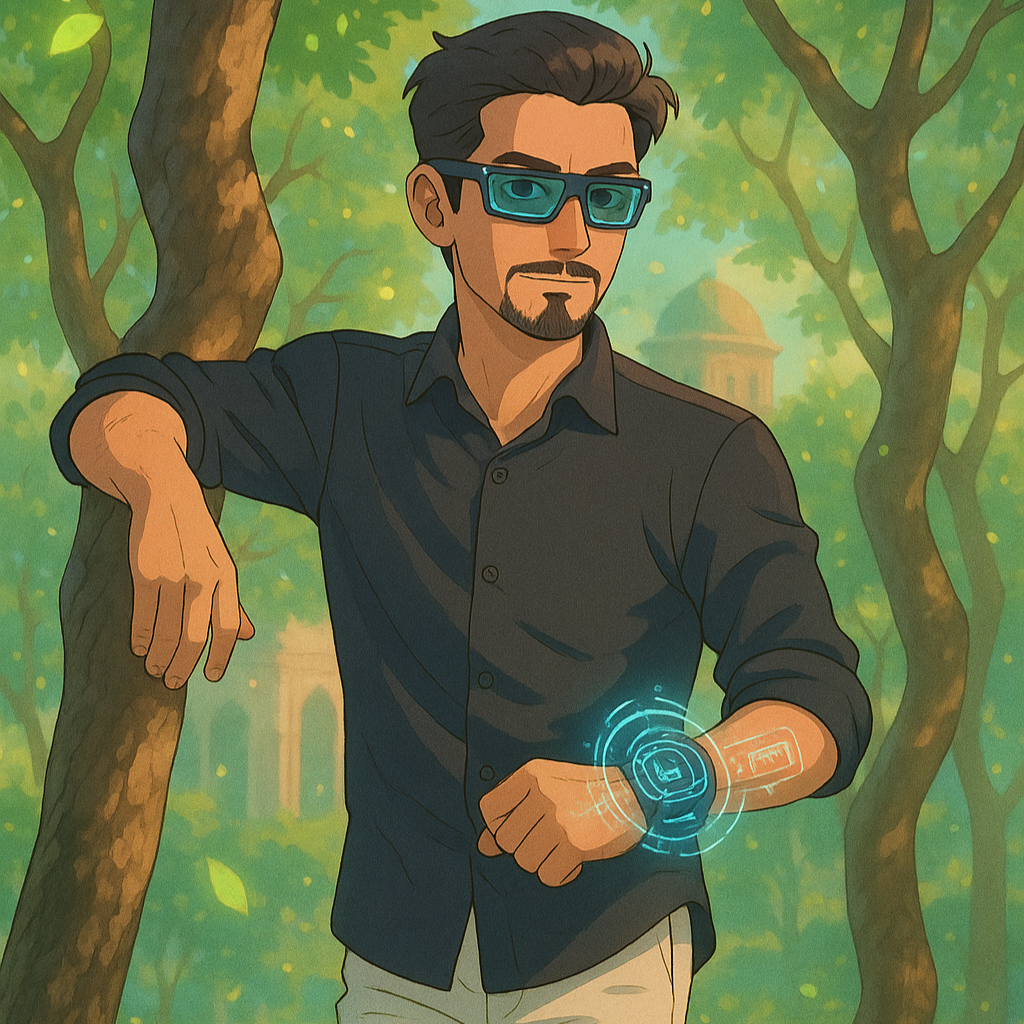Suyash at work